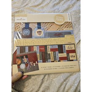 NIP Perfect Pages Americana 12x12 Scrapbooking Page Kit - New, sealed.
